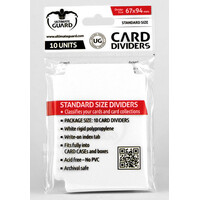 Card Dividers x10 Hvid Ultimate Guard